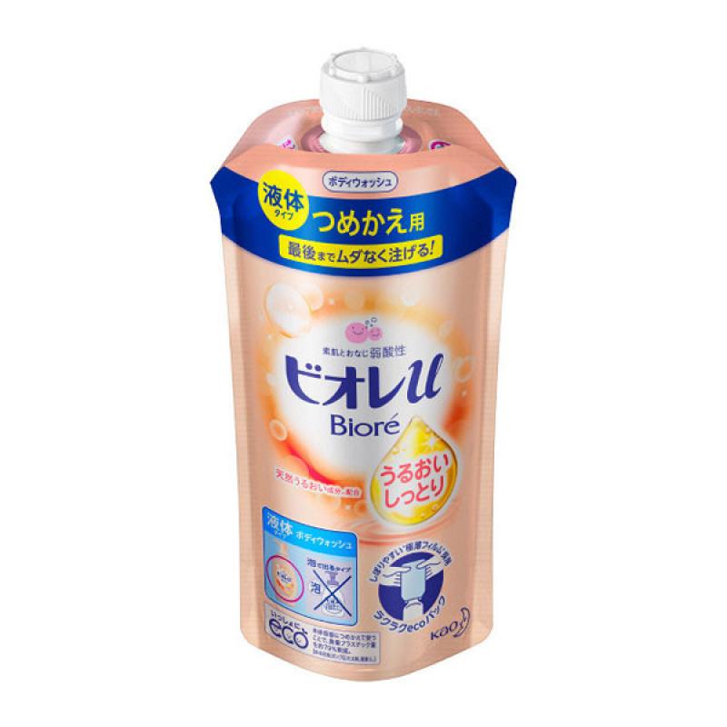 

Biore u moisture увлажняющий гель для душа, сменный блок 340 мл