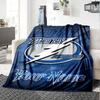 Name Custom Tampa Bay Lightning Print Flannel Blanket High Quality Warm Comfortable Cover for All Seasons Perfect for Gifts Home Decor