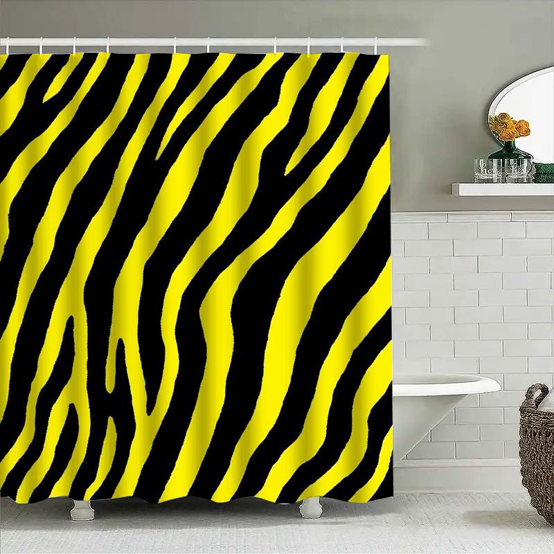 Cortina de Chuveiro de Luxo com Citação de Amor para Minha Filha para Decoração de Banheiro Pêssego Rosa Branco Padrão Floral Repelente à Água W