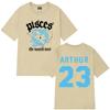 James Arthur 23 The Pisces World Tour Merch Tshirts Men Women Fashion Short Sleeve Hiphop Casual pure Cotton Tshirts