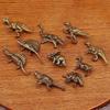 Dinosaur Small  Retro Play Gift Desktop Decoration Small Dinosaur Metal Ornaments Crafts