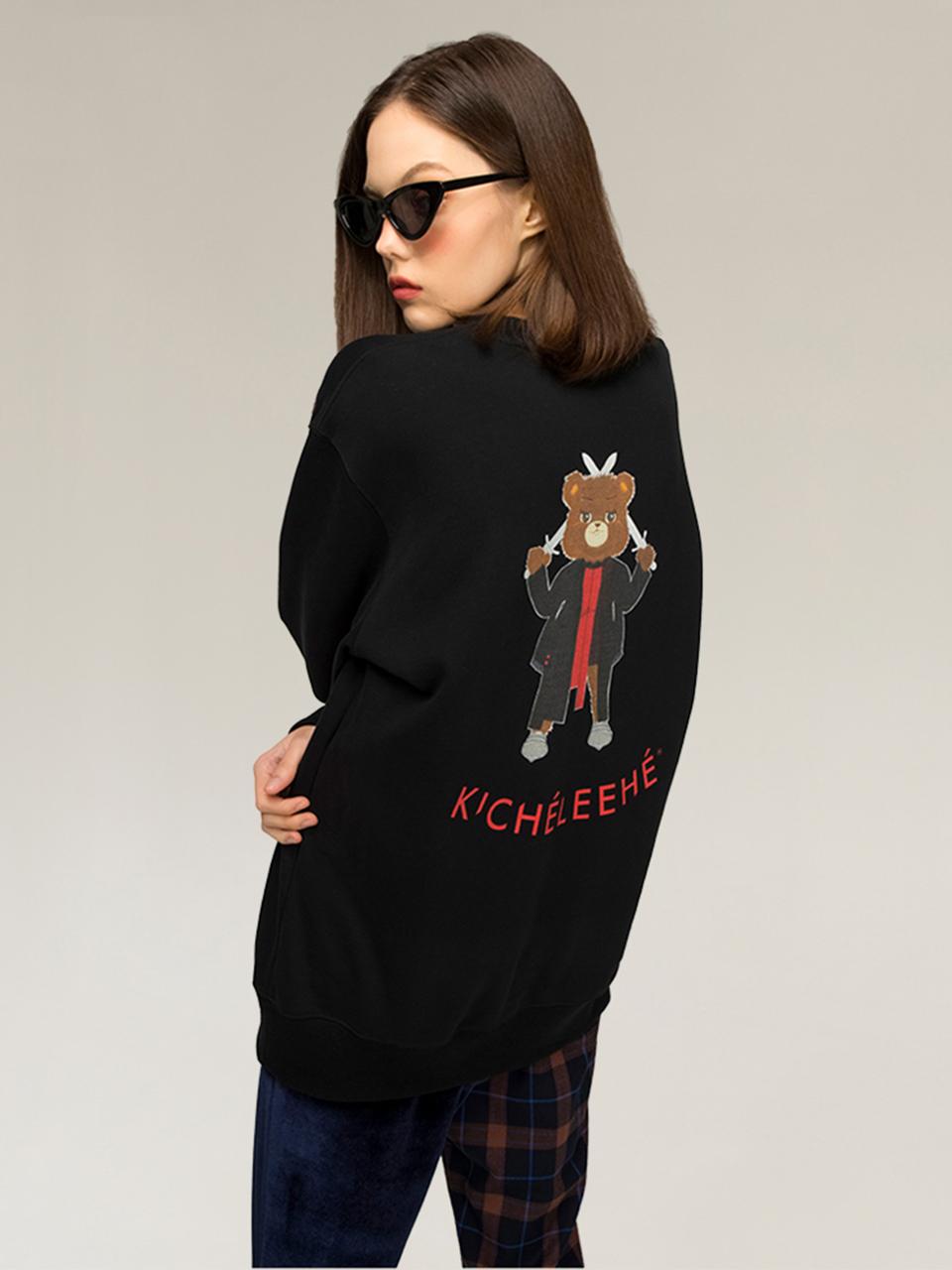 Свитшот с мишкой Kisserihe для сна M