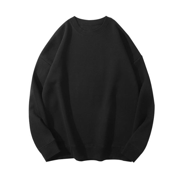 Unisex Autumn 330g Cotton Men’s Solid Hoodie Fashion Large Size Thin Men Women Pullovers Breathable O-Neck Sweatshirt Casual Oversized Male Clothes
