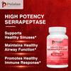 High Potency Serrapeptase Capsules - Supports Sinus Health, Enhance Immunity