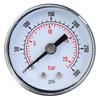 Mechanical Pressure Gauge for   Oil Water 1Celsius8inch BSPT Back Connection (0-15psi 0-1bar)
