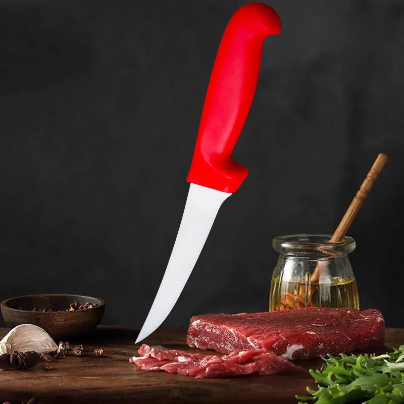 1/4 professional boning knife, sharp kitchen peeling and cutting knife butcher's knife for slaughtering pig bones, meat and fish