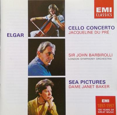 CD SIR EDWARD ELGAR - Con Vc/Sea Piconures 724355621924 EMI Classics 1997 Holland Classical Used
