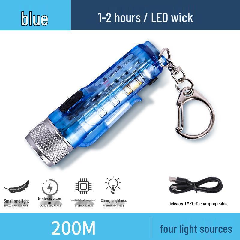 USB Rechargeable Mini Camping Lantern S11 - Magnetic Strong Light Flashlight