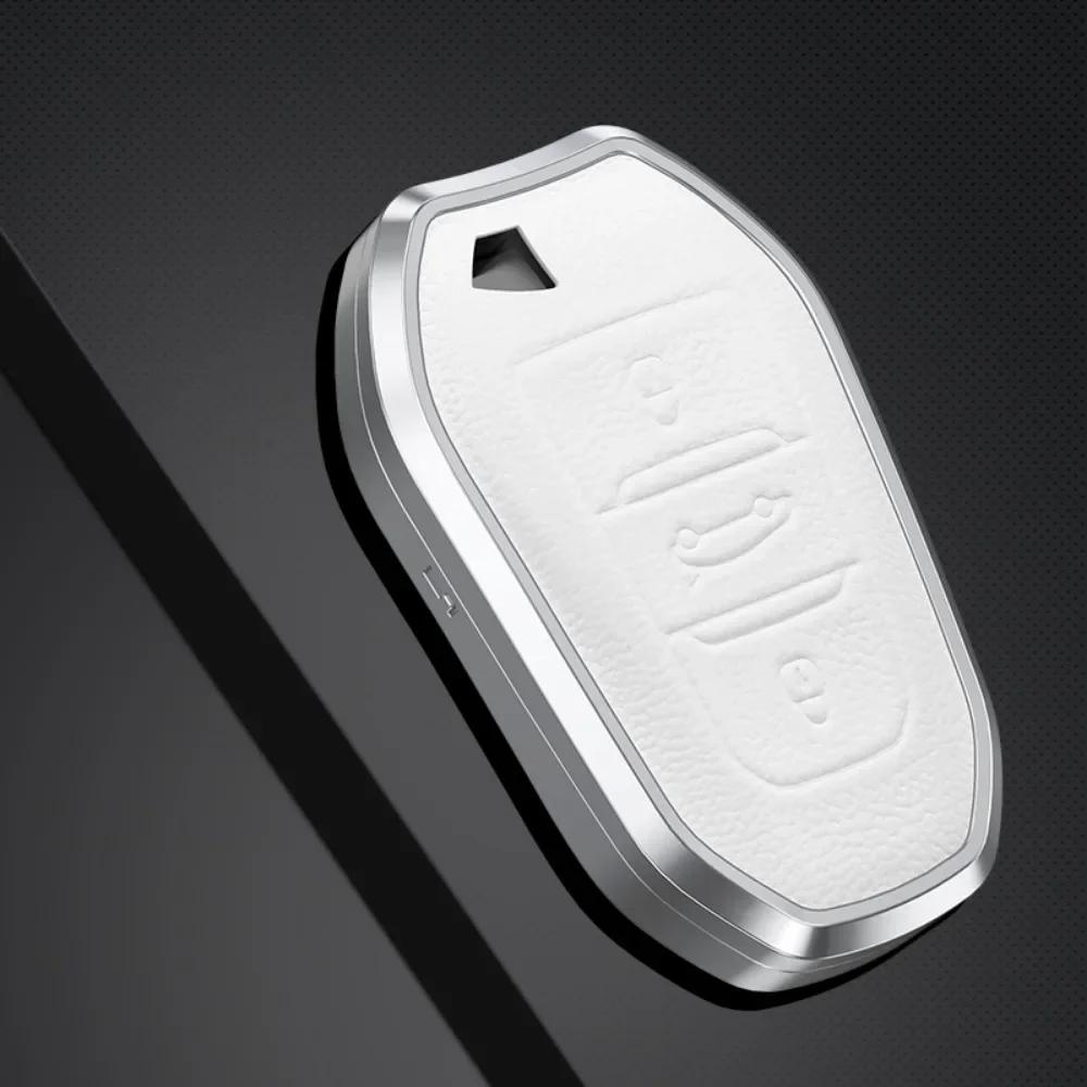 Leather Car Remote Key Case Cover Shell For Peugeot 308 408 508 2008 3008 4008 5008 Citroen C4 C4L C6 C3-XR Picasso DS3 DS4 DS5