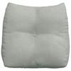 Back Cushion Light Grey 45 x 24 x 50 cm Velvet