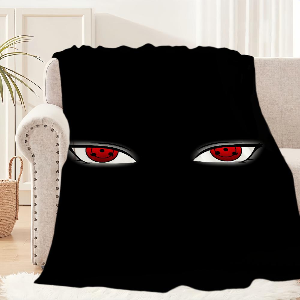 A-Akatsuki Cool N-Naruto-es Anime Blanket Blanket for Couch Sofa Travel Home Hiking Picni Bed Beding Flannel Blanket gift