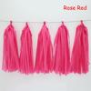 Wedding Party Decoration Color Paper Tassel Garland Bride To Be Birthday Decor Baby Shower Girl Slingers Mermaid Party Supplies