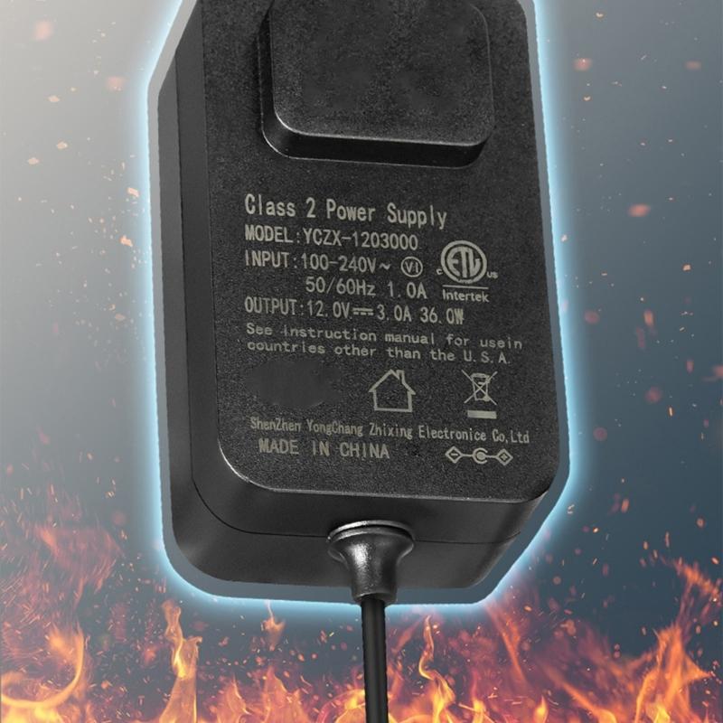 24W DC12V2A/24V1A Universeller Netzteiladapter 5,5x2,5mm/5,5x2,1mm Stecker für LED-Kameras, Router, Internationale Spannungen 100-240V