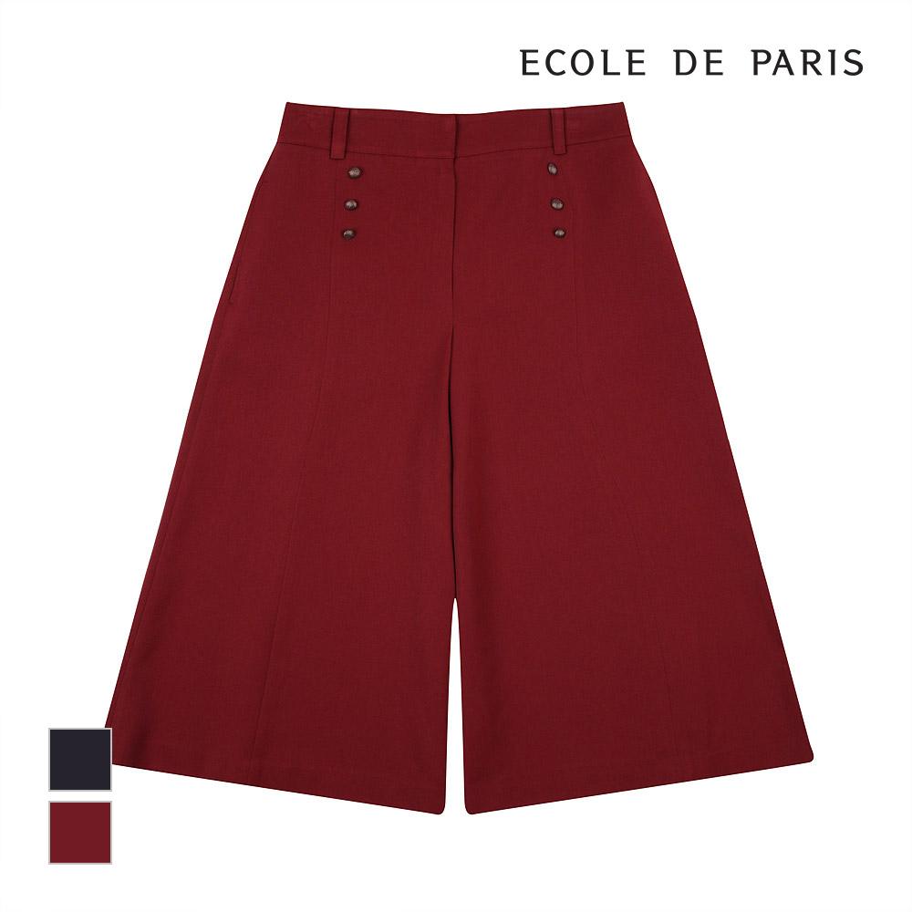 ECOLEDEPARIS Double-Button Wide Pants_Cb0Xwpa025Z