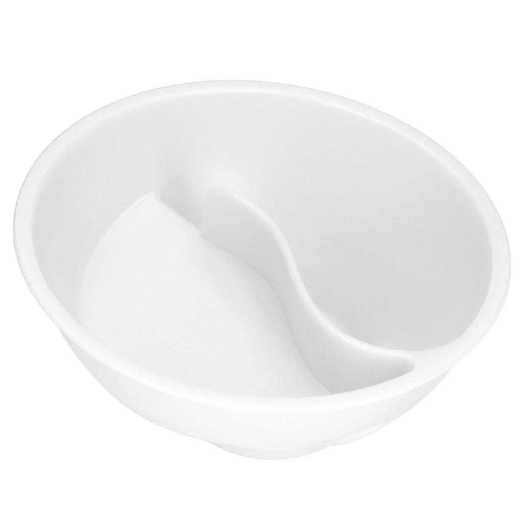 Cereal Divided Bowl Multipurpose BPA Free Stackable Separated Snack Bowl for Ice Cream Yogurt