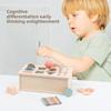 Sorting Box Wooden Educational Toy For Baby Color Shape Recognition
