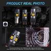 MAXGTRS 2x T20 7443 W21/5W Canbus 3157 LED Double Switchback Amber Dual Color Turn Signal Light T25 P27/7W Bulb 12V