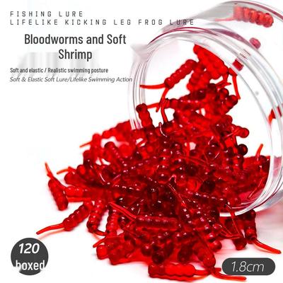Mini Bloodworm Fishing Lure: Strong, Fishy Bait for Mandarin Fish, Minnow, and Micro Creatures