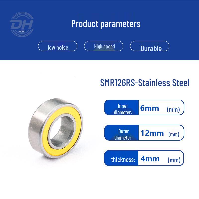 Rust-Proof Stainless Steel Miniature Pulley with Deep Groove Ball Bearing - Anti-Corrosion Gyroscope Ornament Accessory