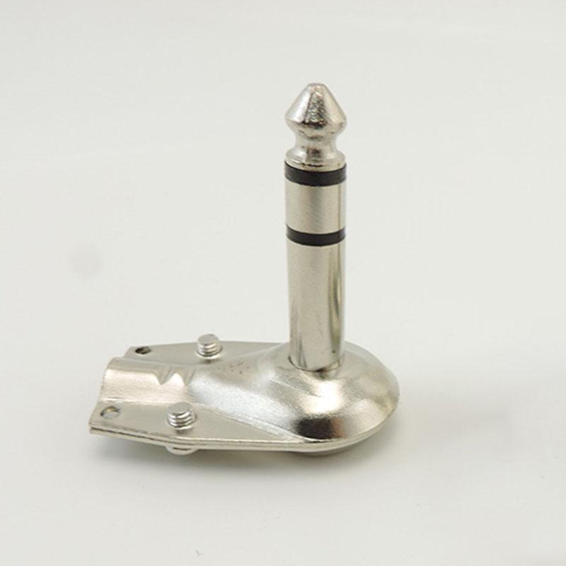 Złącze wtykowe audio 6,35 mm Mono/Stereo 2/3 piny 6,35 mm Kąt prosty 90 stopni dla audio Gitara Fono Mikrofon 1/4 cala