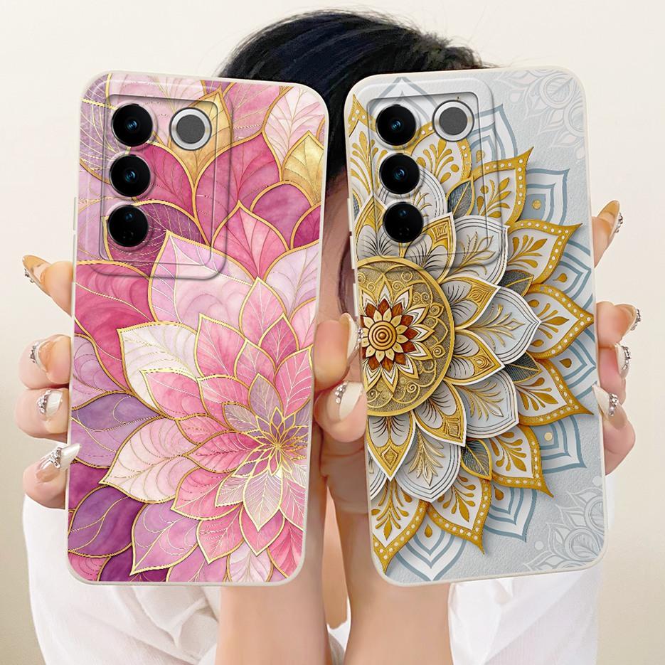 For Vivo V27 Pro Case V2230 Cool Owl Dragon Painted Cover Shockproof Soft TPU Phone Case For Vivo V27e V 27 e VivoV27 Pro Fundas