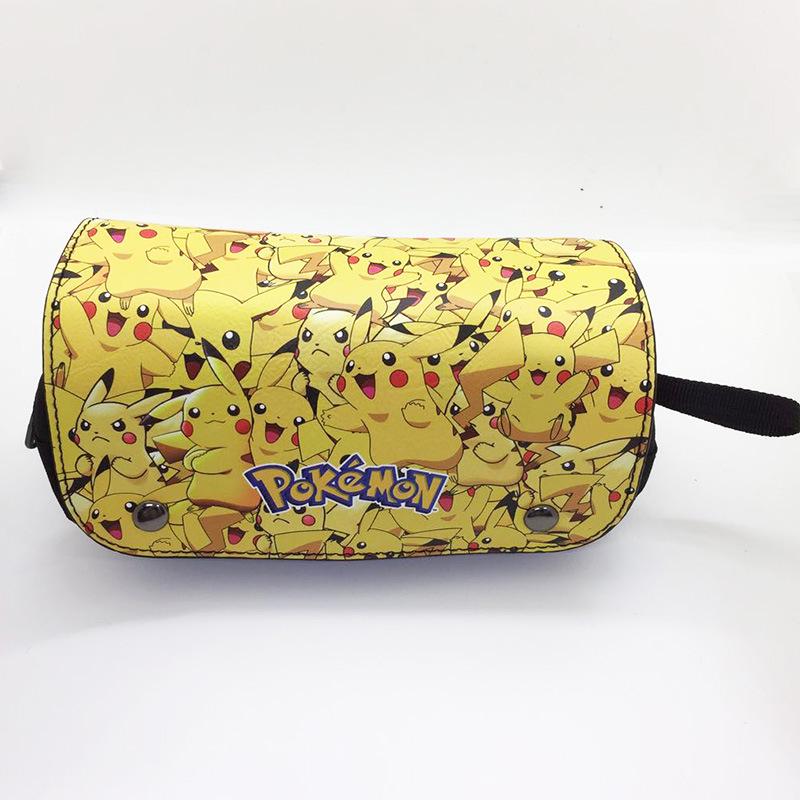 Large Capacity Pokémon Pencil Case for Students - Cartoon Anime Design