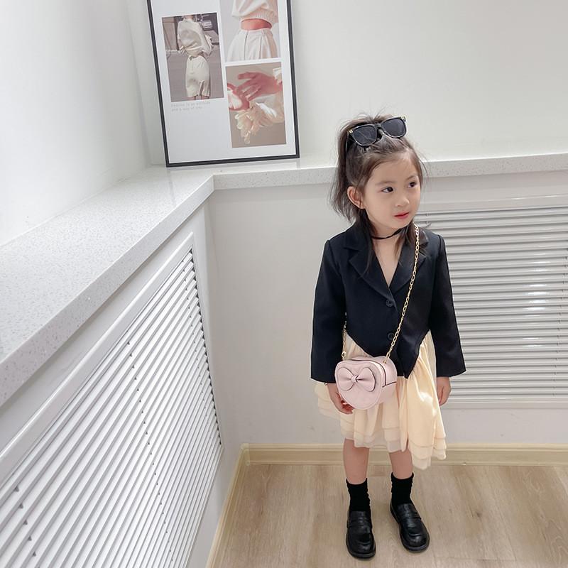 Adorable New Children's Pu Princess Crossbody Bag In Trendy Colors For Kids