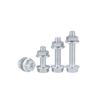4.8 Grade Galvanized Hex Bolt Set with Anti-slip Washer & Nut, Cross Flange Head, M4/M5/M6/M8mm