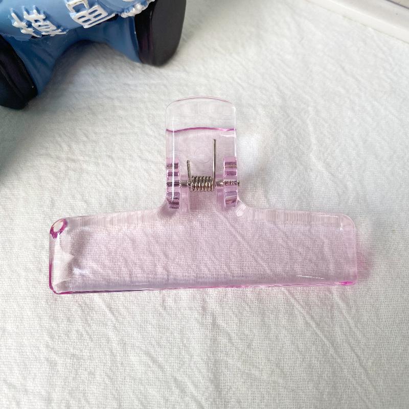 Kawaii Transparent Binder Clips File Documents Clips Notebook Paperclips Bookmarks Index Page Tickets Clamps Binding Supplies