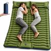 Doppelte aufblasbare Camping-Isomatte mit integrierter Fußpumpe, tragbare TPU-Nylon-Matte für 2 Personen, Outdoor-Reise, ODM