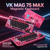 VALKYRIE VK MAG 75 MAX Tri-Mode Magnetic Keyboard, Bluetooth Wireless RT 0.01mm, 75% Layout, E-Sports PC Keyboard Upgrade Gift