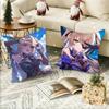 Fischl Anime Game Genshin Impact CUTE Pillow Case Square Pillow Bedroom Sofa Leisure Comfort Cushion Car Home Decoration