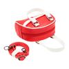 Puma Dámská mini taška přes rameno s pruhovaným zipem, PU, crossbody, červená 940933-03