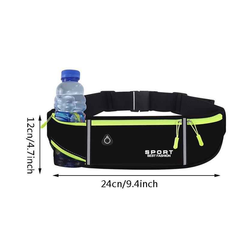Sports Fanny Pack Women Belt Bag Men Running Waist Bag Phone Black Gym Bags Running Accessories