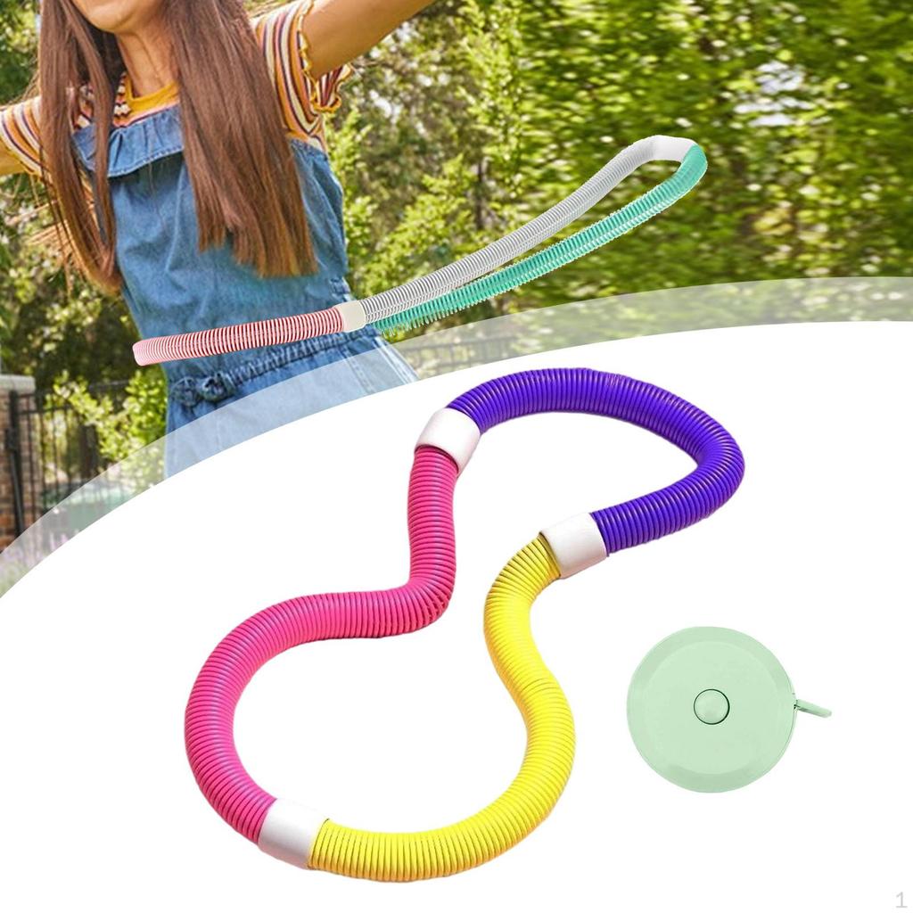 Fitness Hoop for Core Engagement Indoor Outdoor PVC Gear Kids