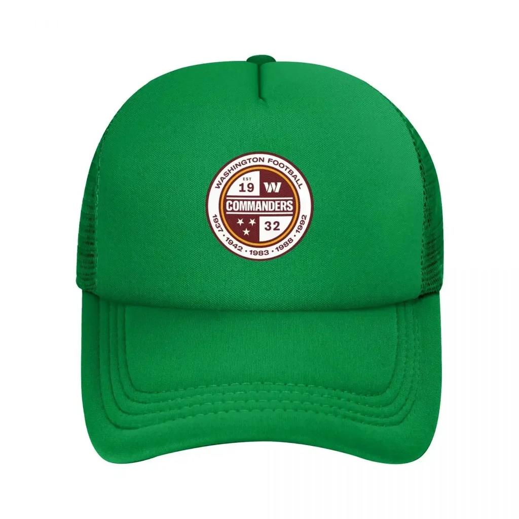 Washington Commanders Mesh Baseball Caps Snapback Hats Breathable Casual Casquette Outdoor For Mens And Womens