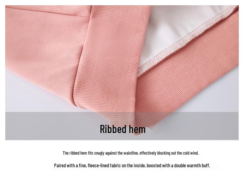 Damen Fleece-gefütterte lässige Kapuzenpullover-Jacke - Koreanischer Stil, Figurschmeichelnd, Lockerer Schnitt, Reißverschluss, Herbst/Winter 2025