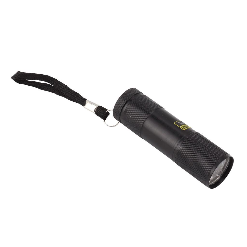 Küçük UV El Feneri 9 Led 395nm Mor Işık El Feneri Mini Evcil Hayvan İdrar Dedektörü Işığı Köpek Kedi için
