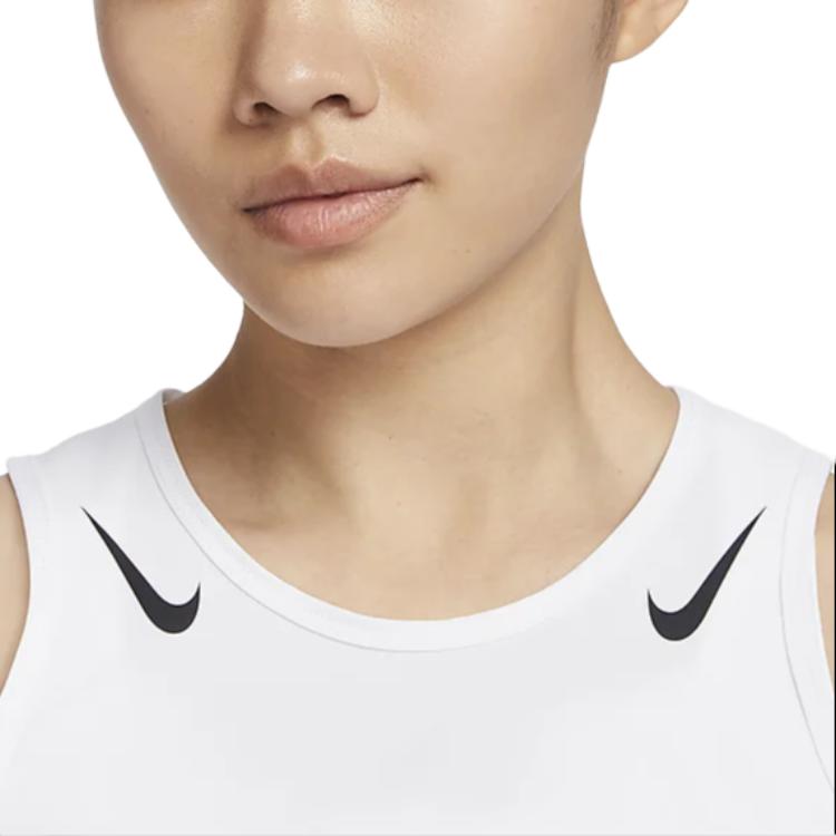 New Nike Tank Tops Women's White/Black FN2714-100