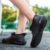 Stylish Women's Non-Slip Waterproof Ankle Rain Boots for Outdoor & Kitchen Use