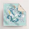 90*90Cm Double-Side Twill Silk Animal Printed Square Scarf Women Traveling Foulard Hijabs