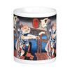 Utagawa Cooling Photo Mug Kuniyoshi's "Cat Down" Mug (Ukiyo-e Series)