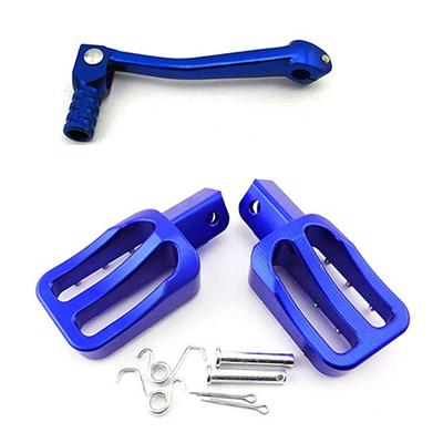 CNC Voetsteunen Voetsteun Steunen + Opvouwbare Versnellingspook Hendel Voor CRF50 XR50 PW50 PW80 KLX110 TTR50 Crossmotor Pitbike