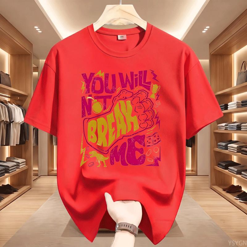 You Will Not Break Me Tshirt Unisex Unisex Dungeon Crawler Carl Dnd Book Tshirt Casual Round Neck Printed Tshirts Streetwear