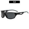 European And American Fashion New Retro Cycling Sunglasses Personalized Versatile Street Shooting Trend Colorful Sunglasses Men'S Sports Glasses