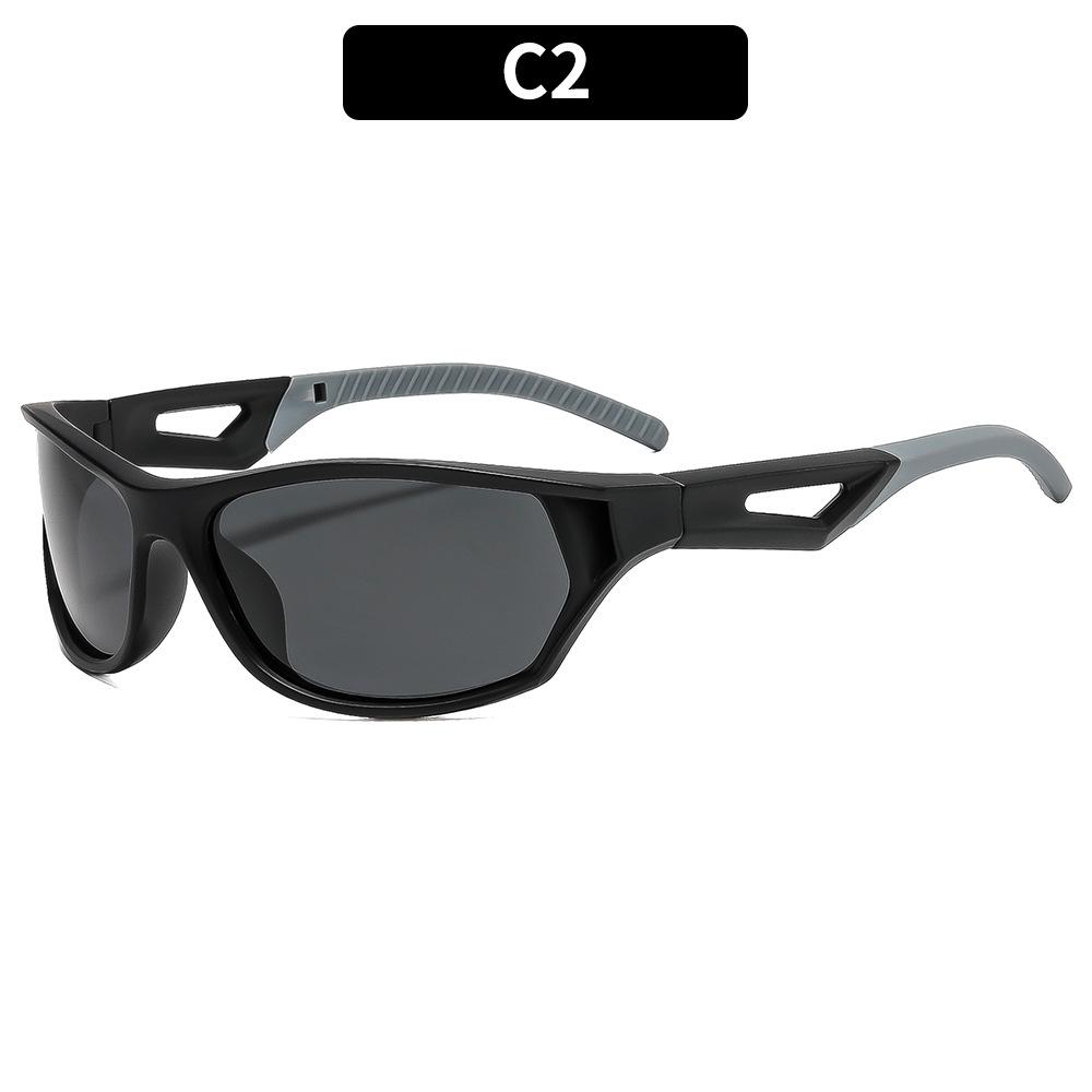 European And American Fashion New Retro Cycling Sunglasses Personalized Versatile Street Shooting Trend Colorful Sunglasses Men'S Sports Glasses