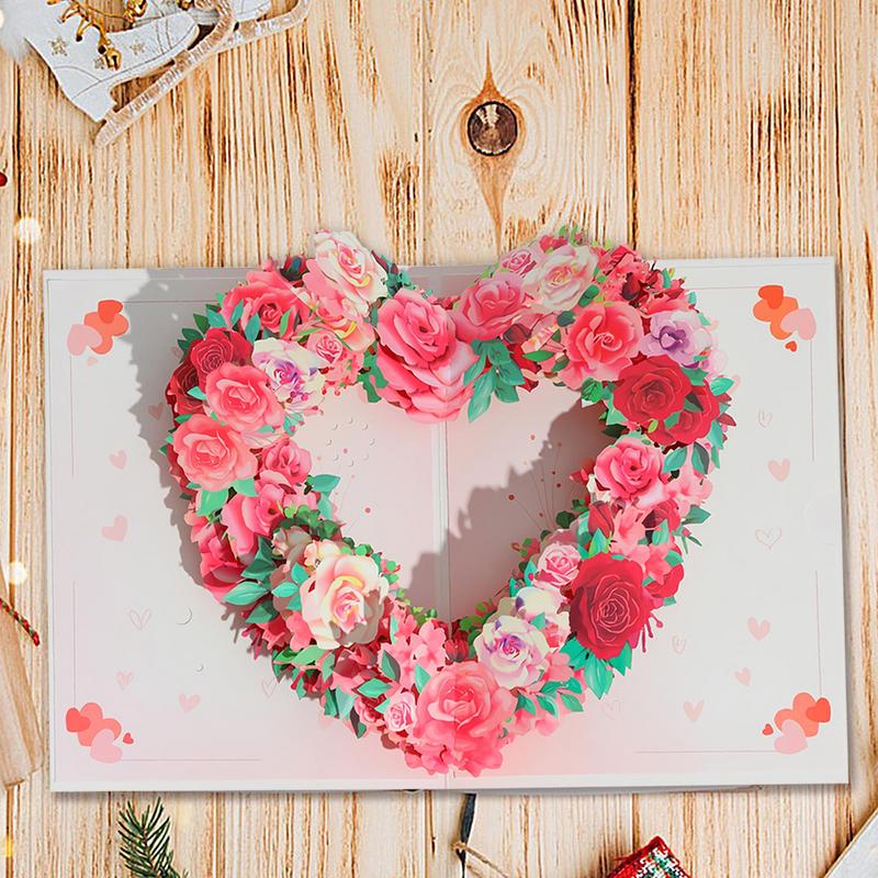 Mother Flower Greeting Card Pop Up Paper Greeting Card For Mom Exquisite Innovative Festival Accessories For Showing Your