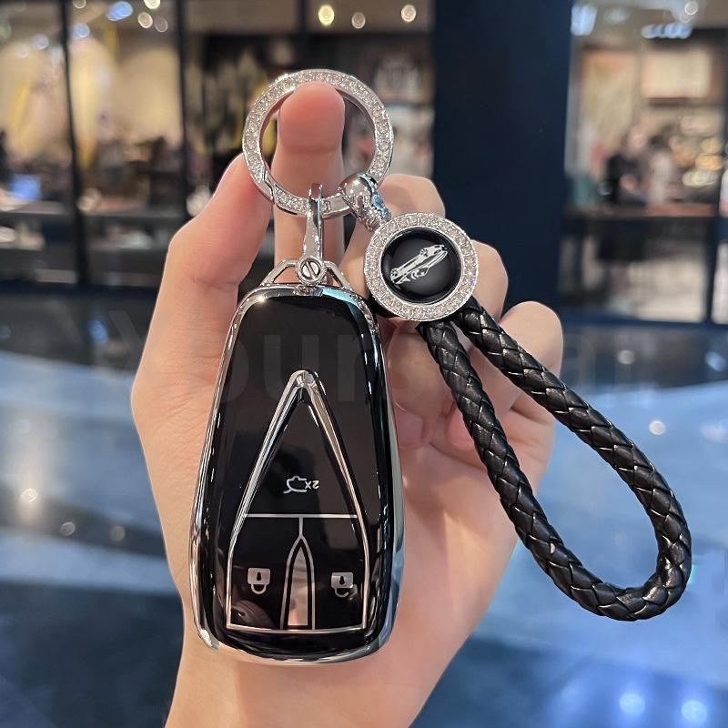 For Changan Unit Unik Cs35Plus Cs55 Plus Cs75 Plus Oshan X7 X5 Tpu Car Key Case Cover Shell Fob Holder Auto Accessories