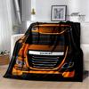 Coperte stampate retrò camion DAF 3D coperta da picnic coperte calde in flanella coperta morbida e confortevole biancheria da letto Regalo di compleanno
