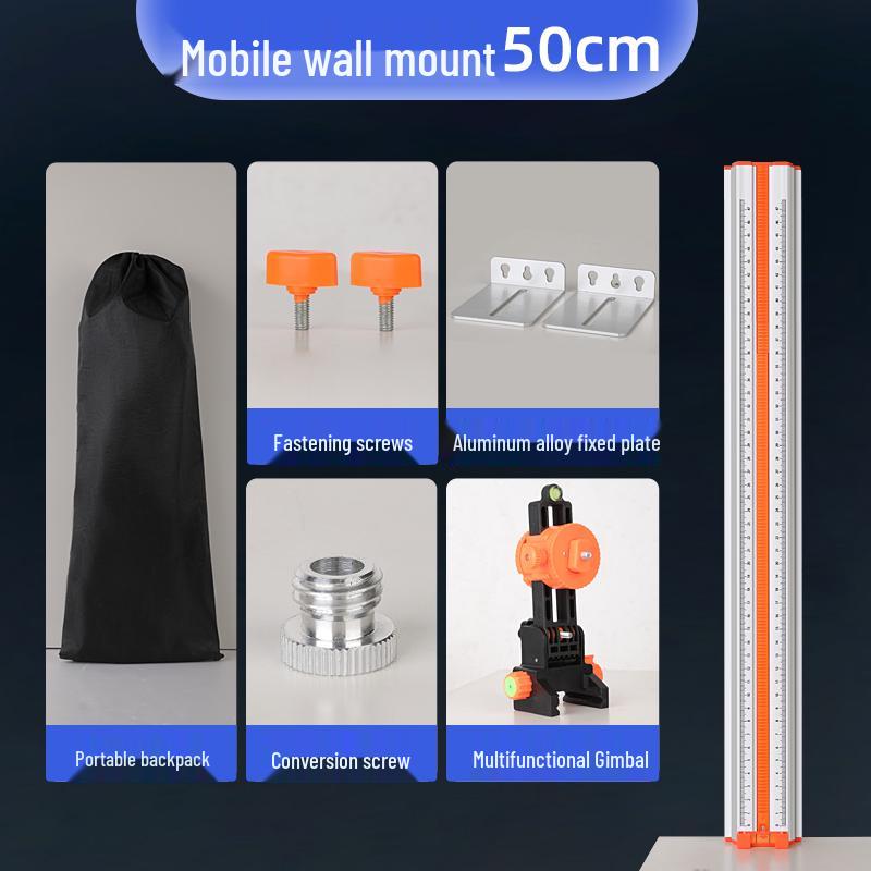 Wall-Mounted Spirit Level Infrared Lift Support Bracket